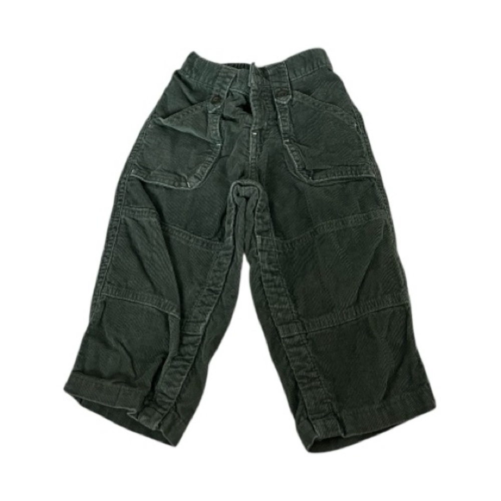 🟢GAP: Boy 18-24 M, olive green corduroy pants with pockets, preowned🟢